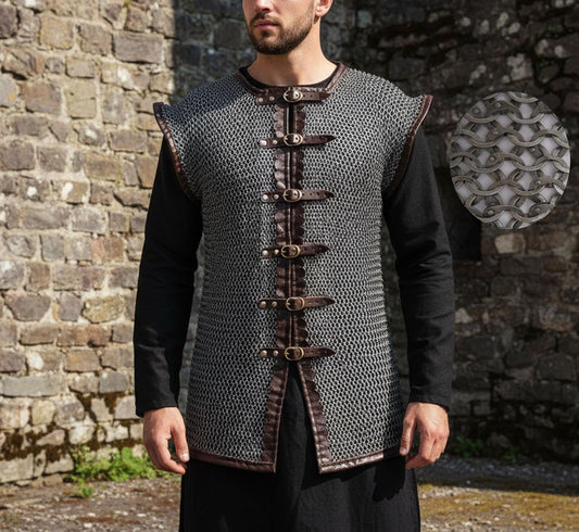 Ren Faire Chainmail Shirt – 9MM Flat Riveted with Flat Washers