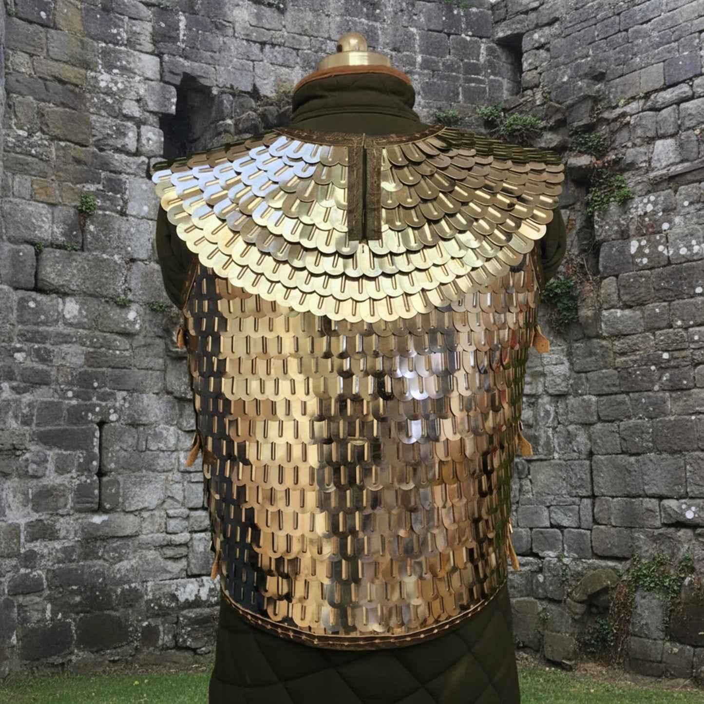 Medieval Brass Scale Armor