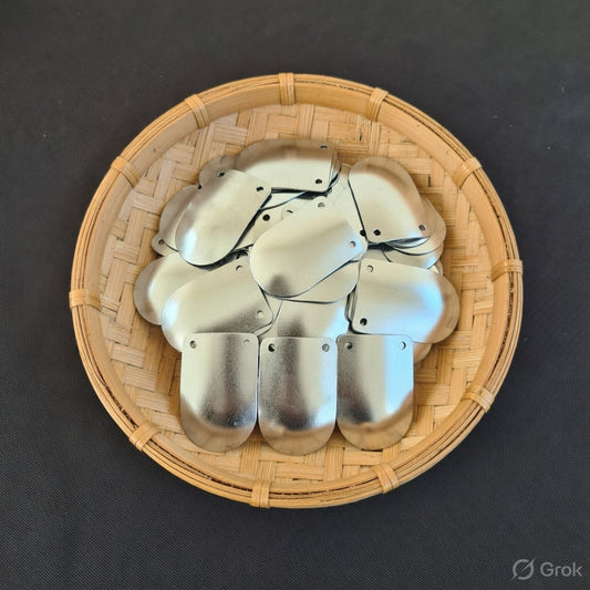 Viking Steel Lamellar Scales – Loose Armor Plates (5.8 x 3.8 cm) Types -6