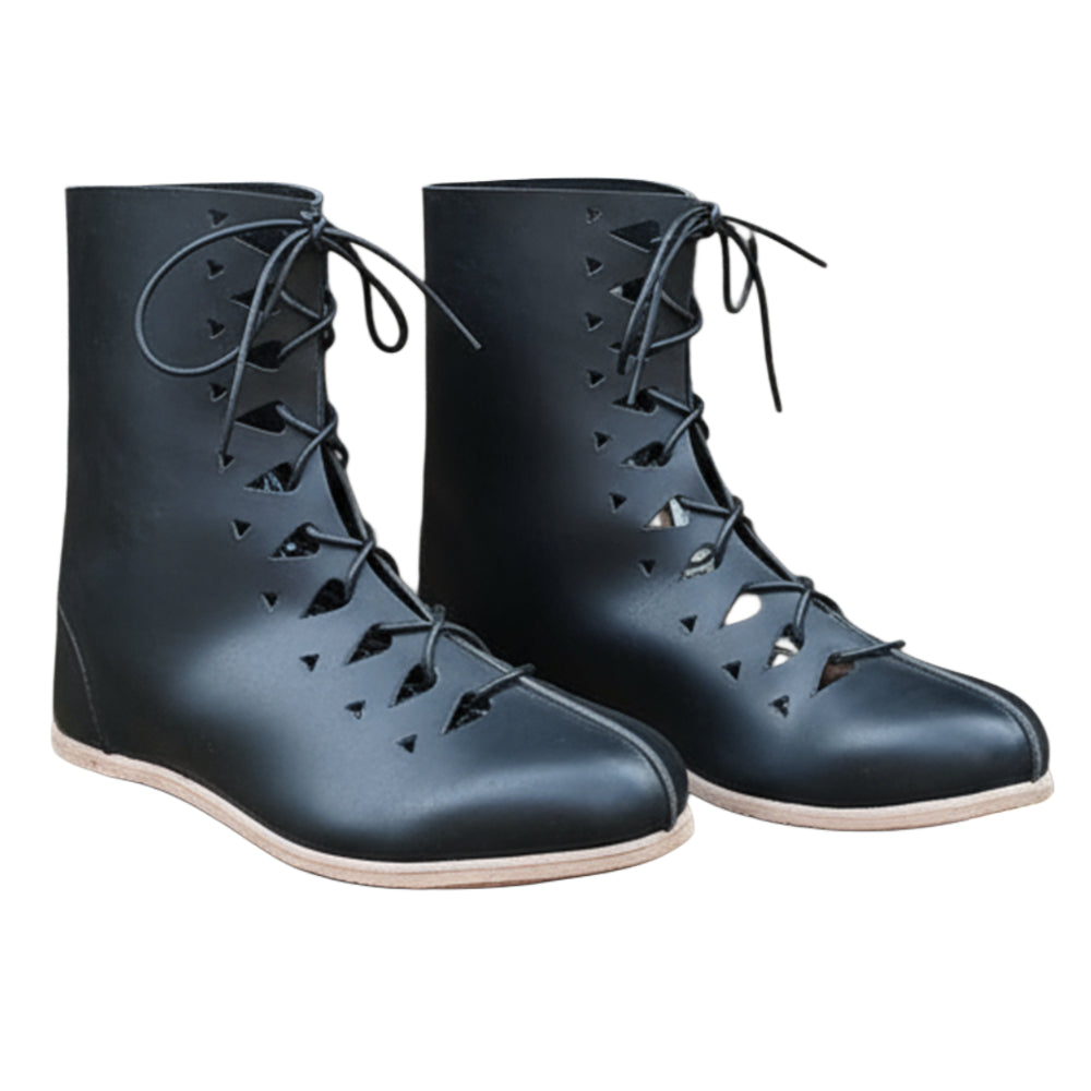 Roman Leather Shoes: Reenactment Ren-faire Leather Boots