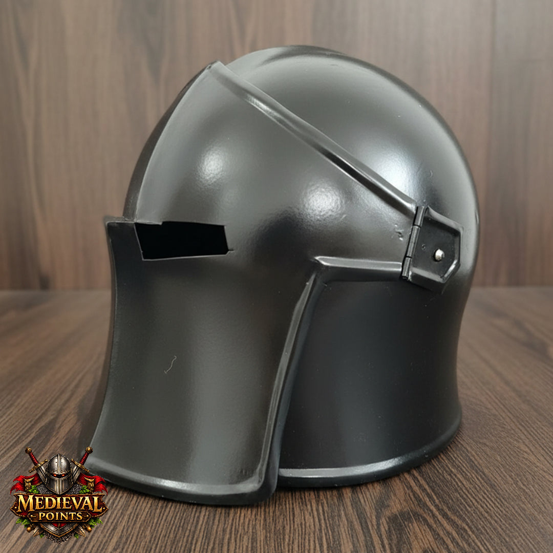 Medieval Barbute Helmet : fully wearable helmet for Role Play , Barbute Helmet