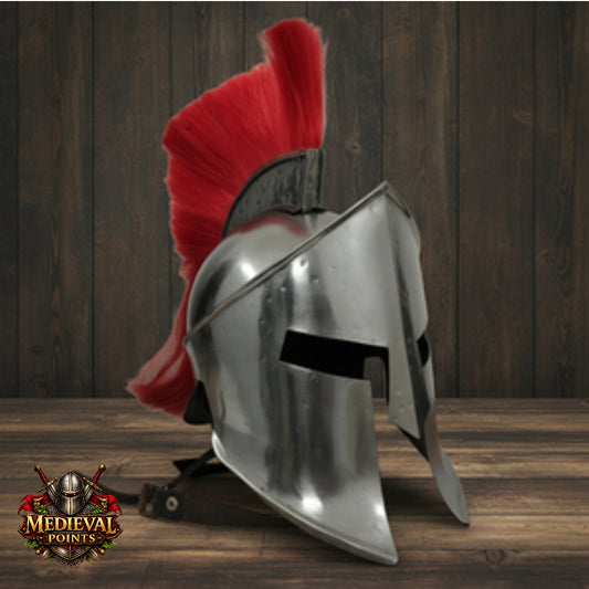 Antic Spartan Warrior Helmet: 300 Movie Replica, Gift For Him