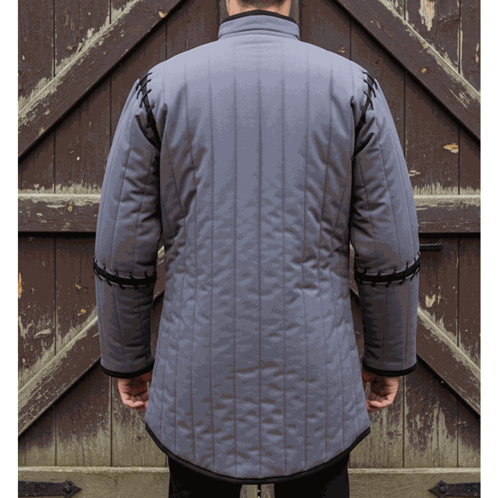 Witcher Grey and black Gambeson : Ren faire Costume
