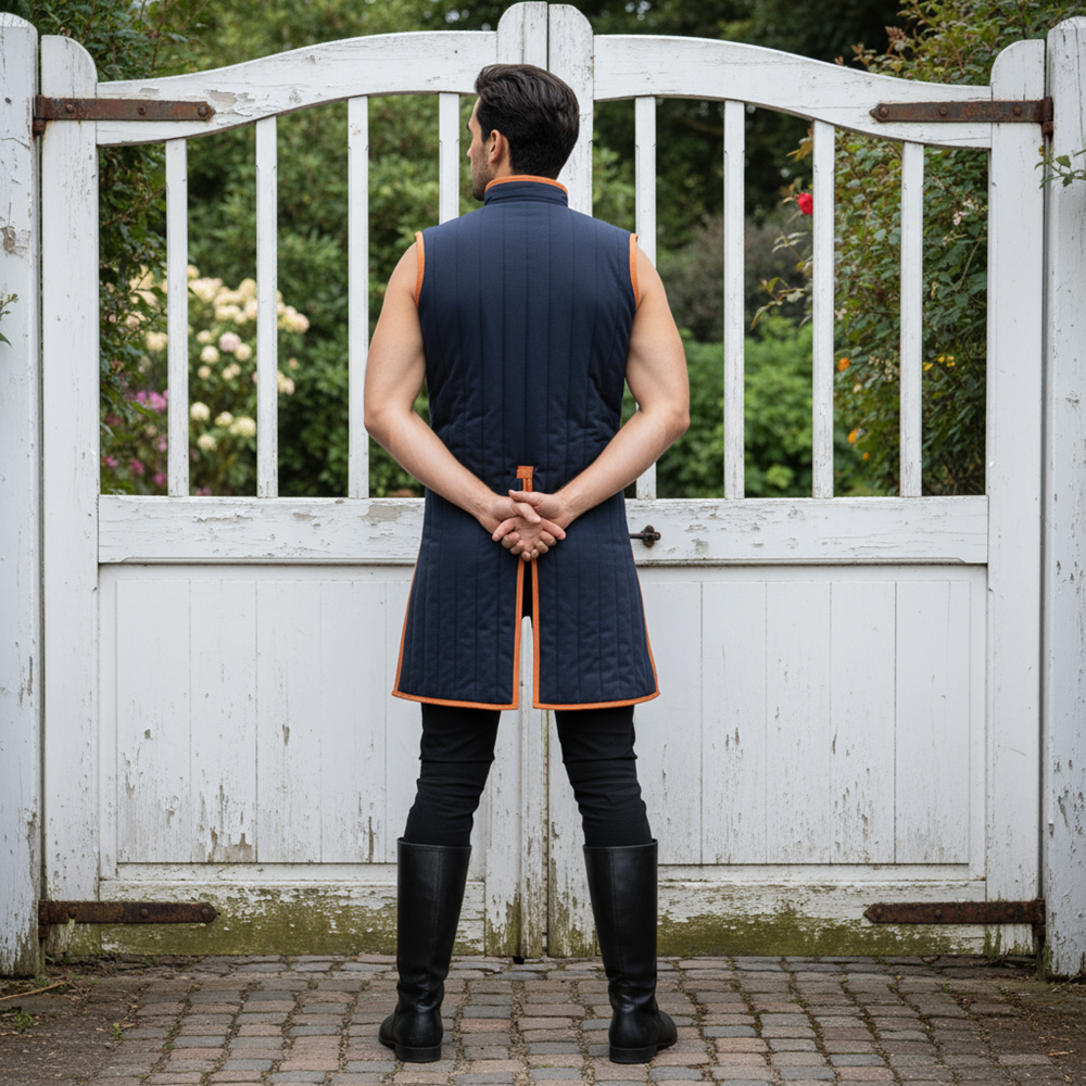Medieval Sleeveless Gambeson Long Length | LARP & Halloween Costume