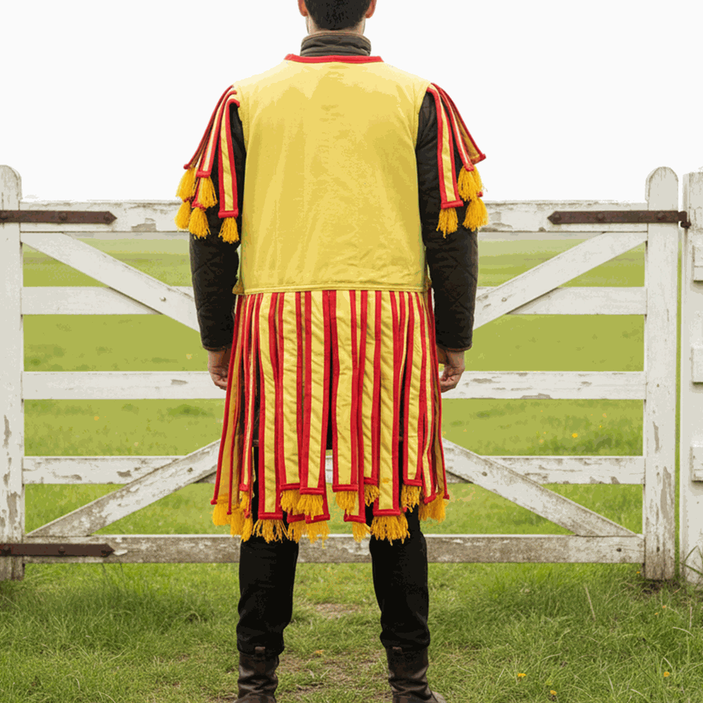 Yellow Roman Subarmalis: Cotton Padded Armor, Ren-faire Costume