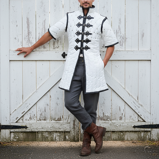 Medieval Gambeson Armour – Quilted Padded Costume , Renaissance Faire Dress