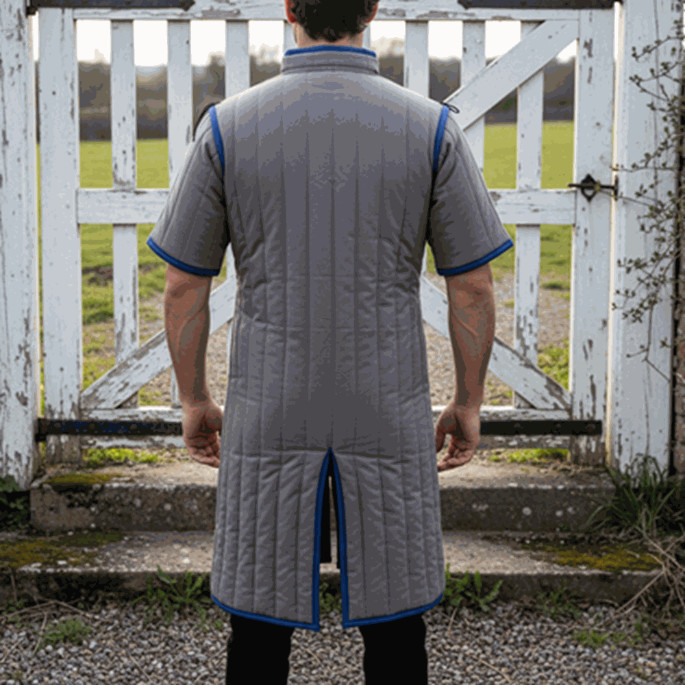 Ren faire Gambeson | Grey medieval Outfit