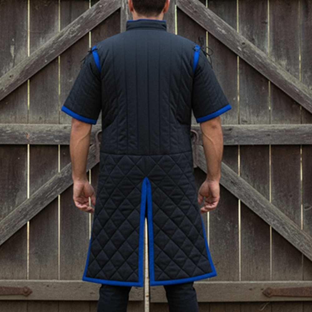 Ren Faire Gambeson : Quilted Costume , Cotton Padded Dress