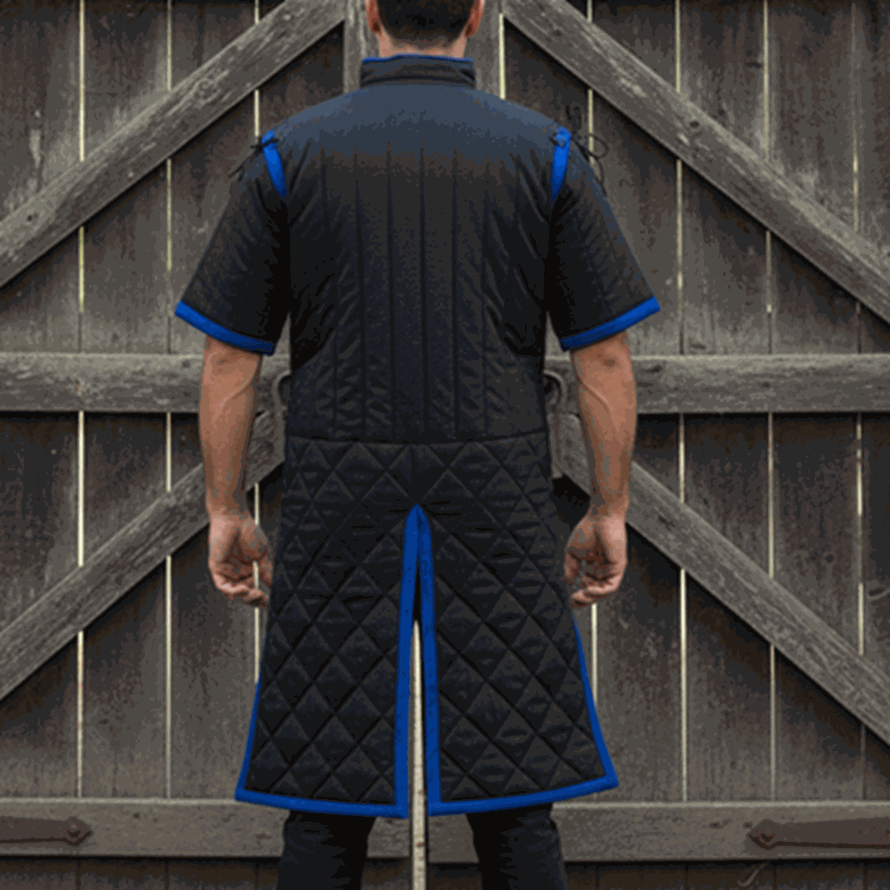 Ren Faire Gambeson : Quilted Costume , Cotton Padded Dress