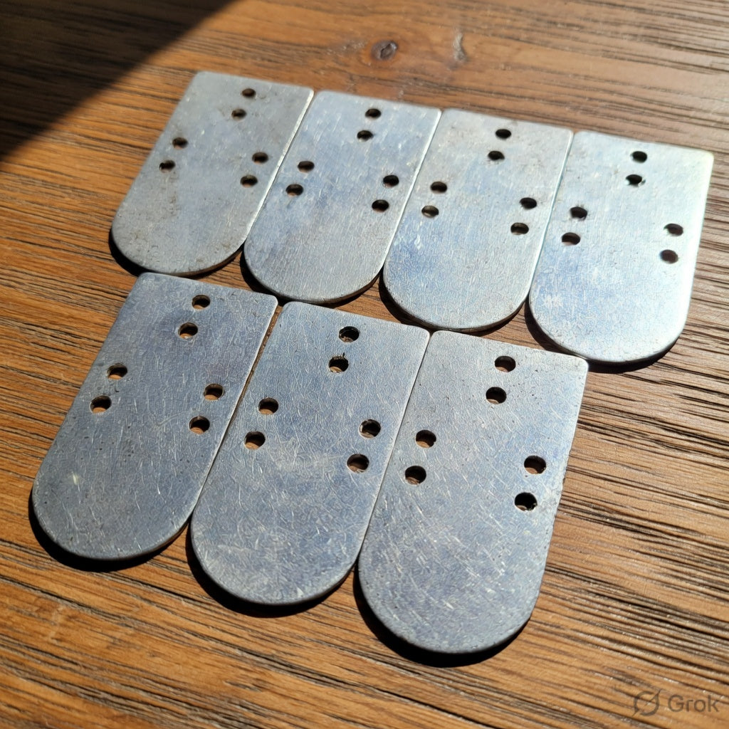 Aluminum Lamellar Armor Plates (Tombstone Style) types -16