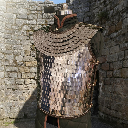 Medieval Brass Scale Armor