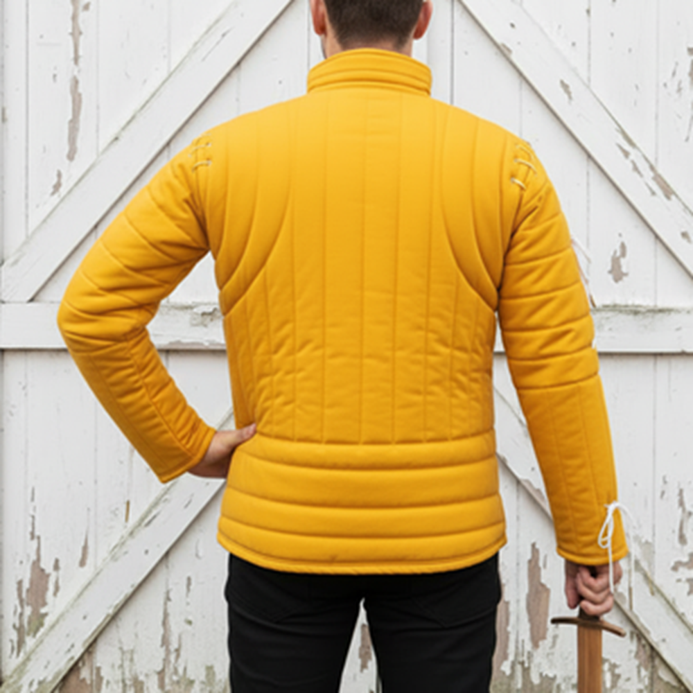 Medieval Yellow Gambeson – Ren faire & Reenactment Costume