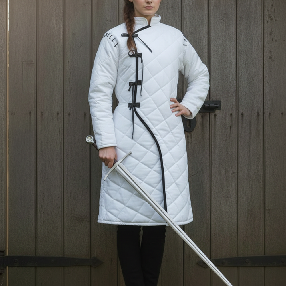 Handmade Gambeson: Medieval Padded Aketon Jacket - Renfaire Costume