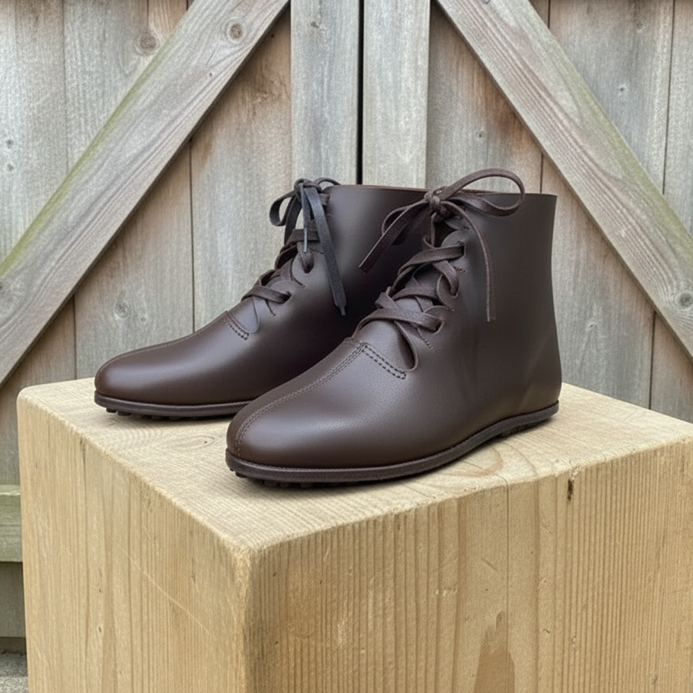 Roman Leather Boots – Historical Reenactment Footwear, LARP, Cosplay & Renaissance Fair Costume Boots