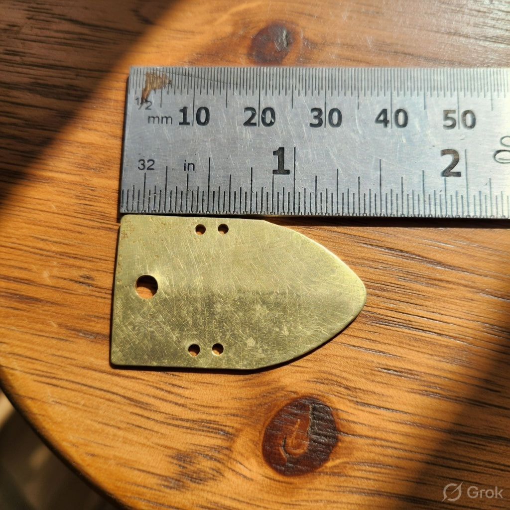 Brass Lorica Squamata Scales | Roman Armor Repair & Reenactment Kit, types 11