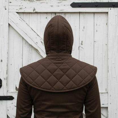 Medieval Cotton Padded Coif – Armor Hood for LARP & Renfaire