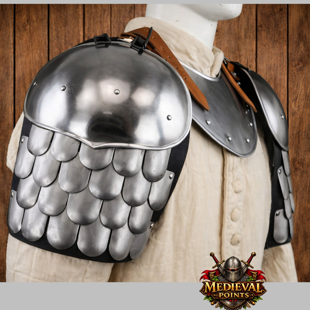 Pauldrons Armor with Scale Armor, Shoulder Armour set