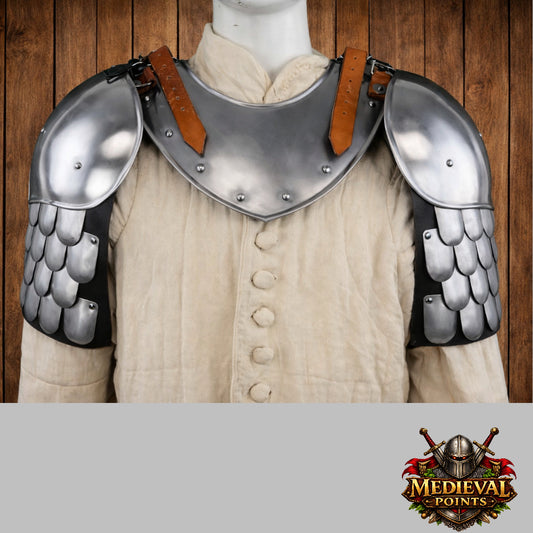 Pauldrons Armor with Scale Armor, Shoulder Armour set