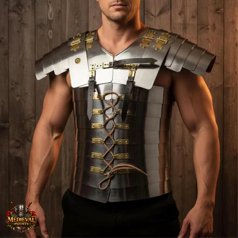 Lorica Segmentata, Medieval Roman Armor, LARP Costume - Collectible Replica