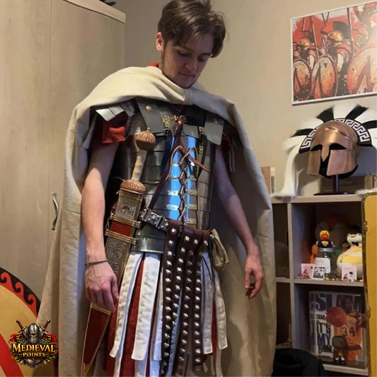 Lorica Segmentata, Medieval Roman Armor, LARP Costume - Collectible Replica
