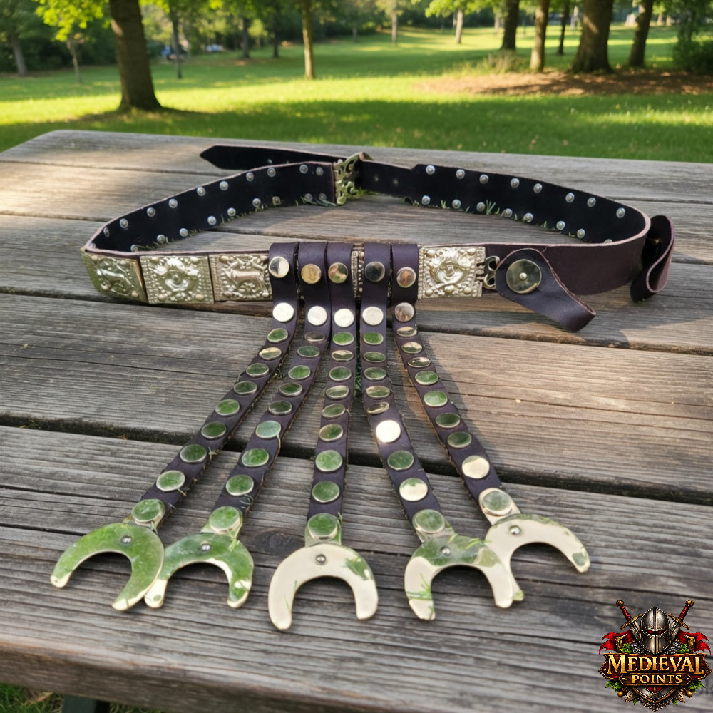 She-Wolf Leather Belt | Roman Cingulum Belt – Reenactment Costume