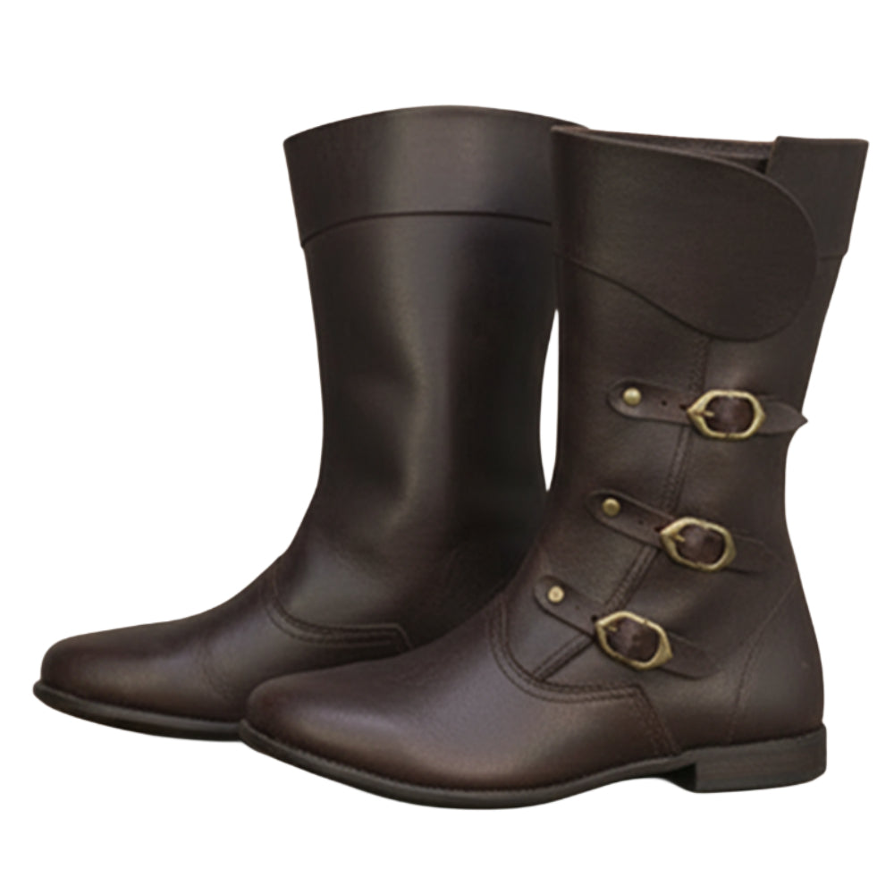 Medieval Leather Boots | Viking Shoes for Ren Faire & LARP, Reenactment  Shoes