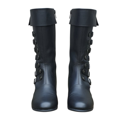 Medieval Leather Boots: Viking Pirate Style Renfaire Boots, Reenactments, Theater, Halloween events