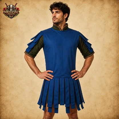 Roman Subarmalis Armor Tunic – Padded Cotton Legionary Costume for Reenactment, LARP & Renaissance Fair