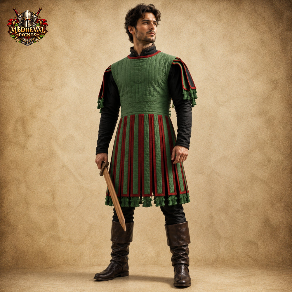 Medieval Subarmalis Padded Armor Tunic, Medieval Knight Vest, Renaissance Faire Costume, LARP Reenactment Clothing