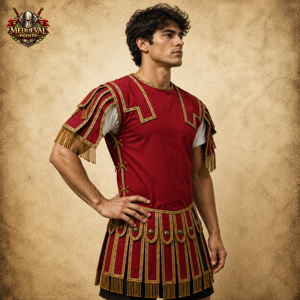 Medieval Subarmalis Gambeson – Padded Armor Tunic for LARP, Reenactment & Renaissance Fair Costume