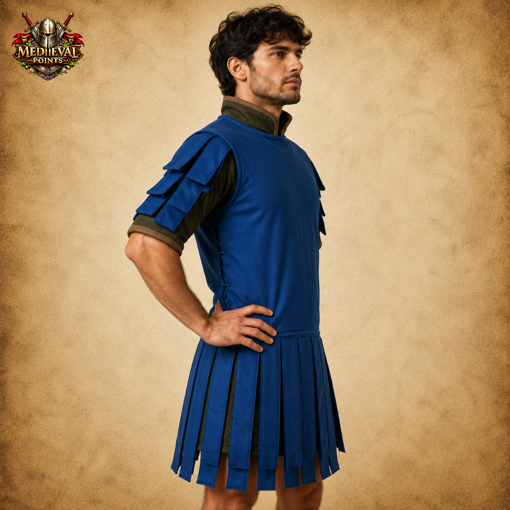 Roman Subarmalis Armor Tunic – Padded Cotton Legionary Costume for Reenactment, LARP & Renaissance Fair