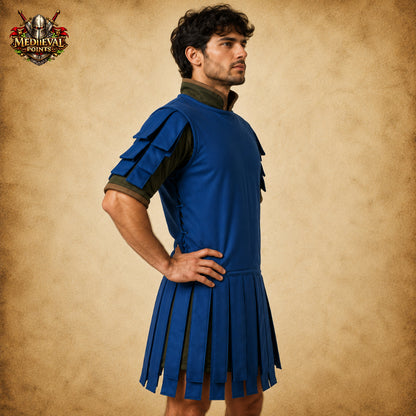 Roman Subarmalis Armor Tunic – Padded Cotton Legionary Costume for Reenactment, LARP & Renaissance Fair