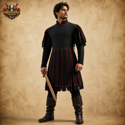 Medieval Subarmalis Padded Armor Tunic, Medieval Knight Vest, Renaissance Faire Costume, LARP Reenactment Clothing