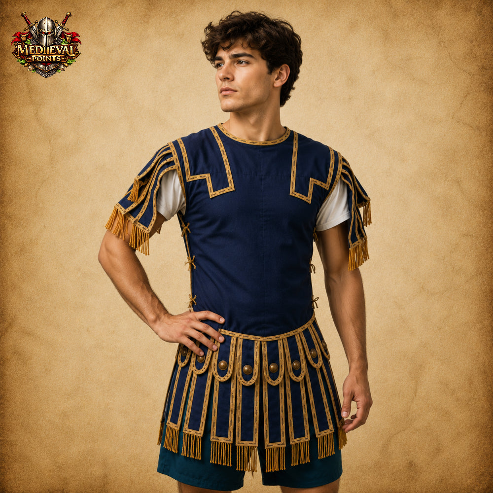 Medieval Subarmalis Gambeson – Padded Armor Tunic for LARP, Reenactment & Renaissance Fair Costume