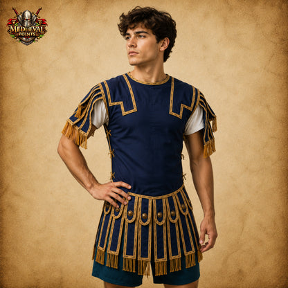 Medieval Subarmalis Gambeson – Padded Armor Tunic for LARP, Reenactment & Renaissance Fair Costume