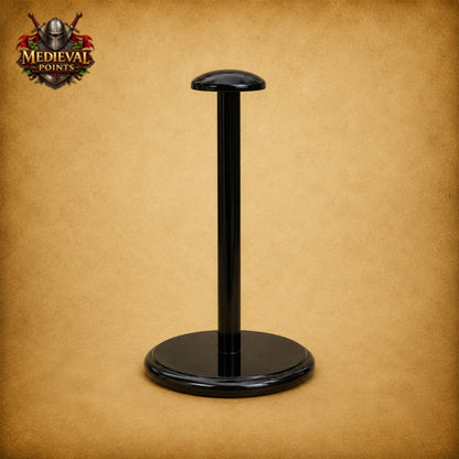 Roman Centurion Helmet with Red Plume & Wooden Display Stand
