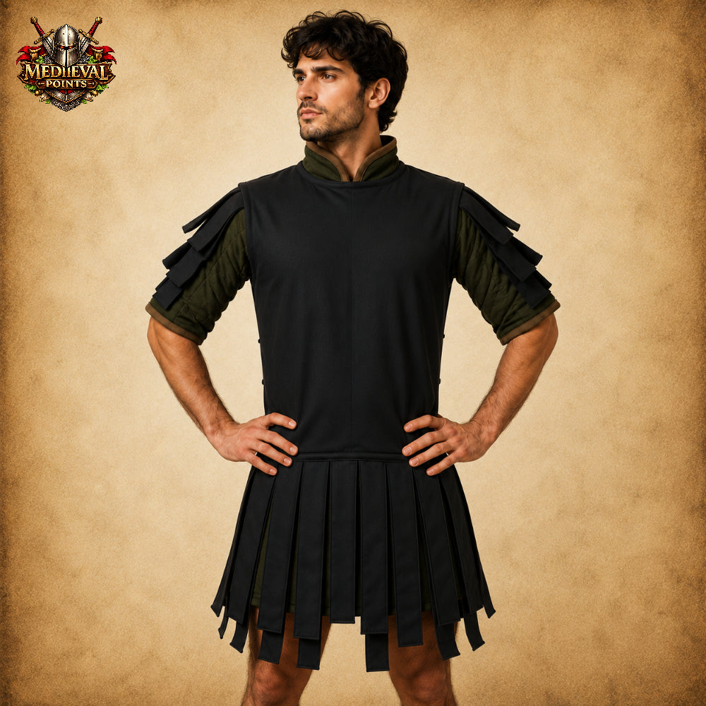 Roman Subarmalis Armor Tunic – Padded Cotton Legionary Costume for Reenactment, LARP & Renaissance Fair