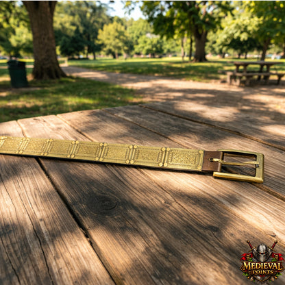 Roman Centurion Leather Cingulum Belt – Legionary Armor Accessory for Reenactment & Cosplay