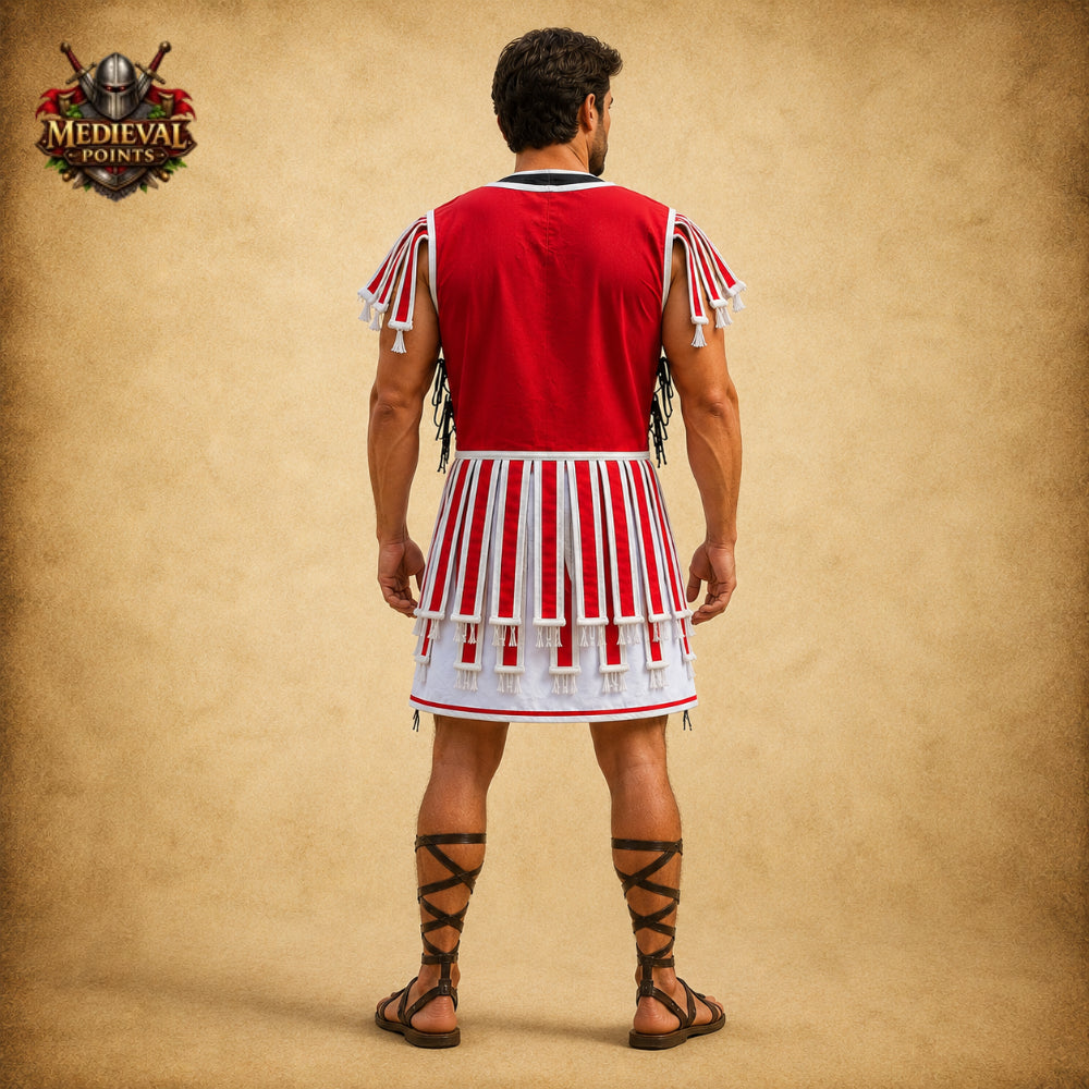Roman Quilted Subarmalis Padded Armor Vest, Ancient Roman Legionary Tunic, Gladiator Costume, LARP Reenactment Armor