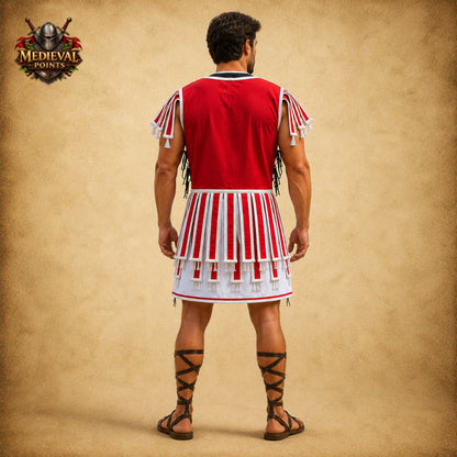 Roman Quilted Subarmalis Padded Armor Vest, Ancient Roman Legionary Tunic, Gladiator Costume, LARP Reenactment Armor