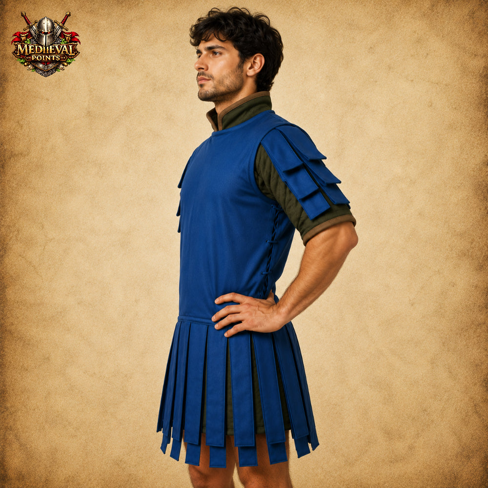 Roman Subarmalis Armor Tunic – Padded Cotton Legionary Costume for Reenactment, LARP & Renaissance Fair