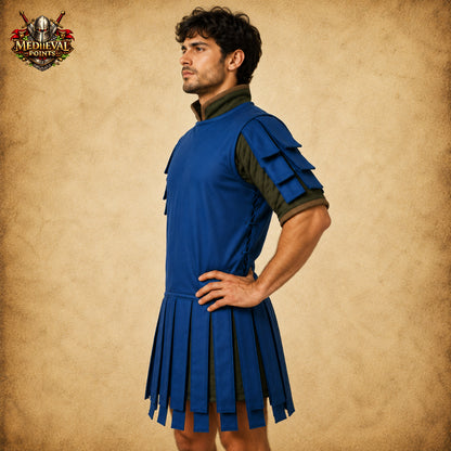 Roman Subarmalis Armor Tunic – Padded Cotton Legionary Costume for Reenactment, LARP & Renaissance Fair