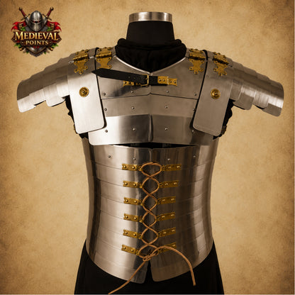 Roman Lorica Segmentata Armor | Medieval Roman Legionary Steel Cuirass | LARP, Cosplay, Reenactment & Collectible Replica