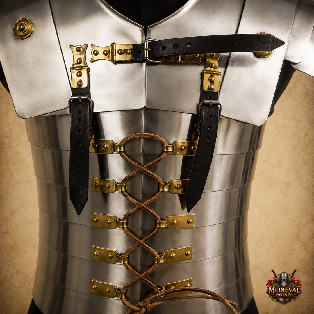 Roman Lorica Segmentata Armor | Medieval Roman Legionary Steel Cuirass | LARP, Cosplay, Reenactment & Collectible Replica