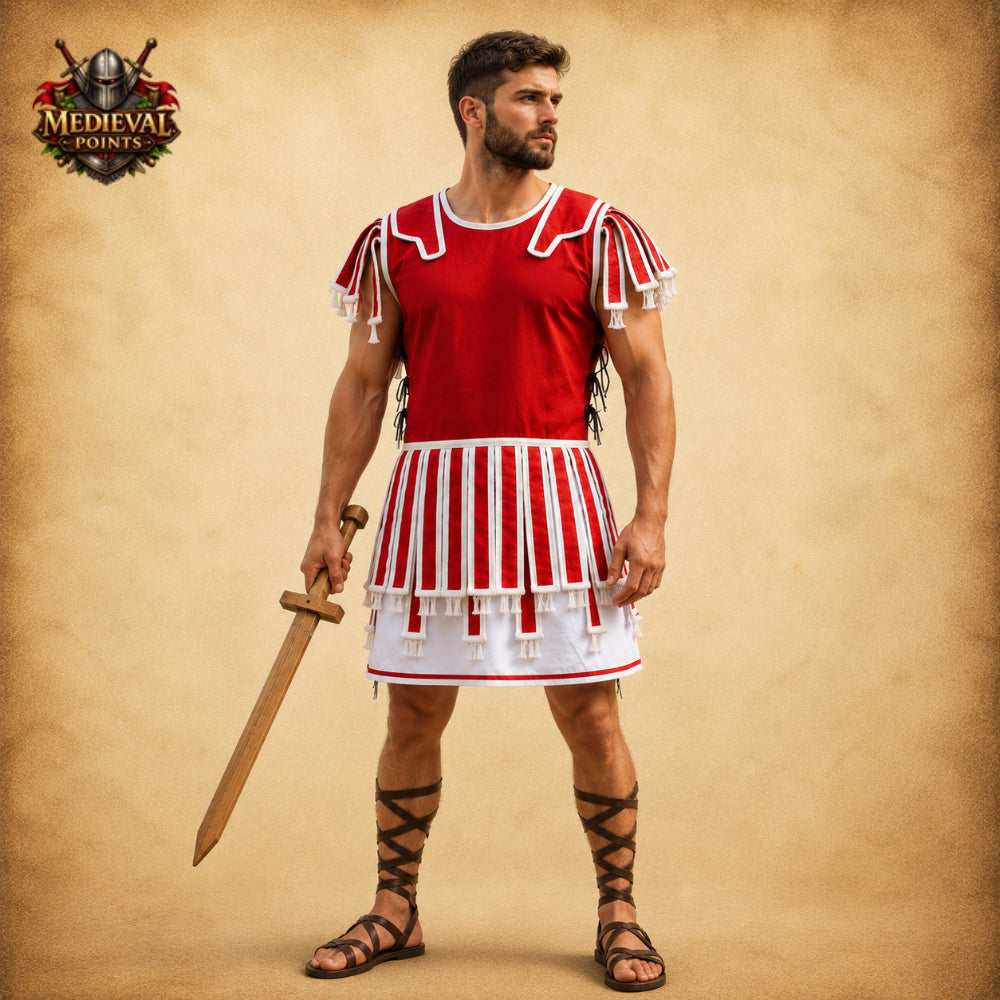 Roman Quilted Subarmalis Padded Armor Vest, Ancient Roman Legionary Tunic, Gladiator Costume, LARP Reenactment Armor