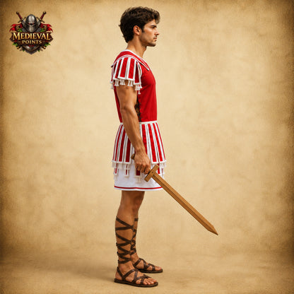 Roman Quilted Subarmalis Padded Armor Vest, Ancient Roman Legionary Tunic, Gladiator Costume, LARP Reenactment Armor