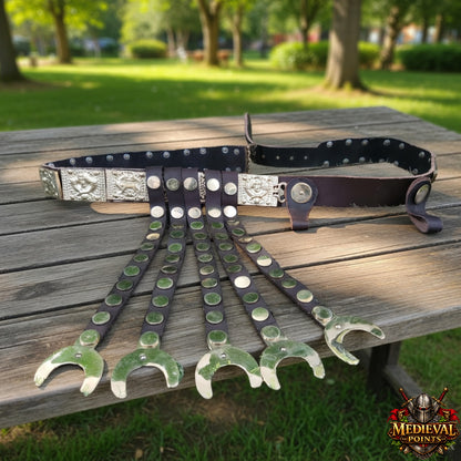 She-Wolf Leather Belt | Roman Cingulum Belt – Reenactment Costume