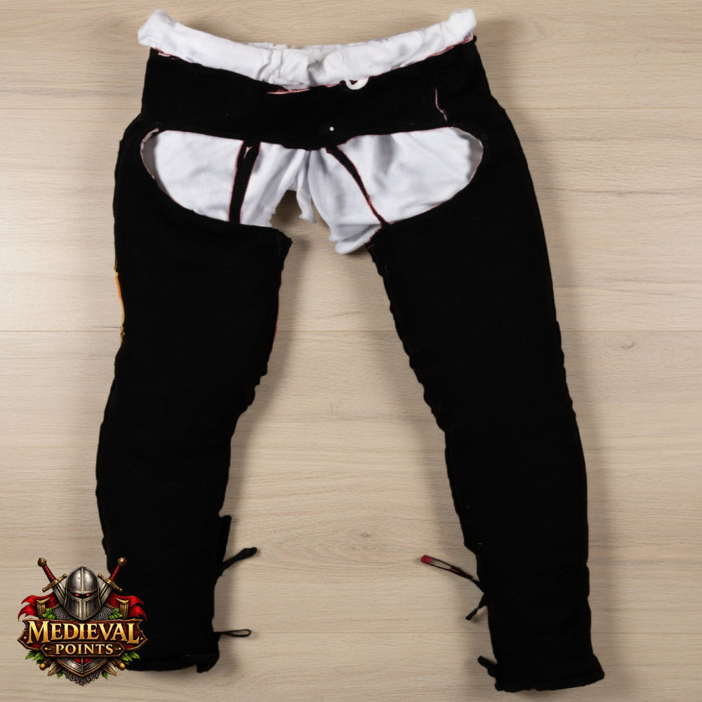 Medieval Cotton Leggings, Thick Padded Chausses Lower Under Gambeson Hauberk SCA Armor,