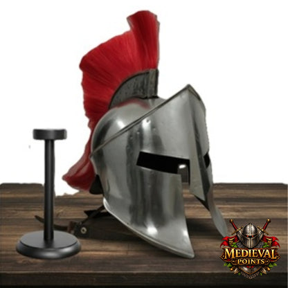 Antic Spartan Warrior Helmet: 300 Movie Replica, Gift For Him