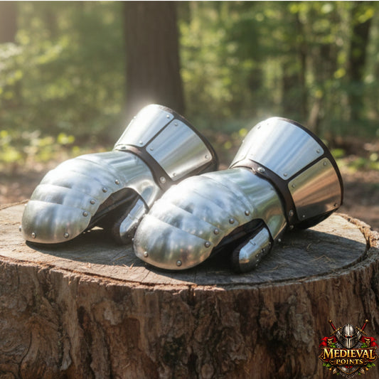 Mild Steel 16-Gauge Gauntlets – Medieval Knight Armor Gauntlets